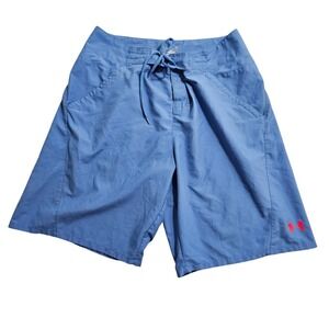 Under Armour Board Shorts Mens 38 Blue HeatGear Loose Fit  1235467